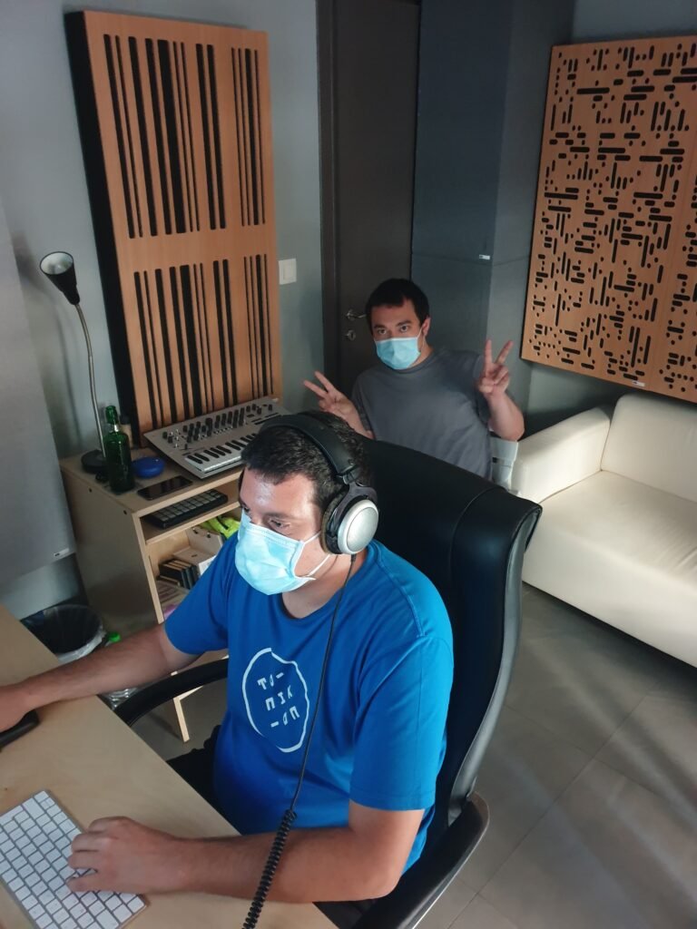 Akito in the studio
